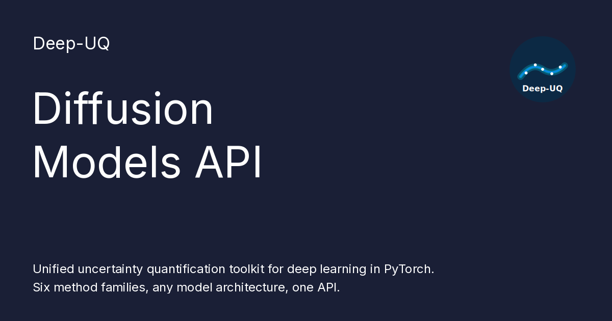 Diffusion Models API - Deep-UQ