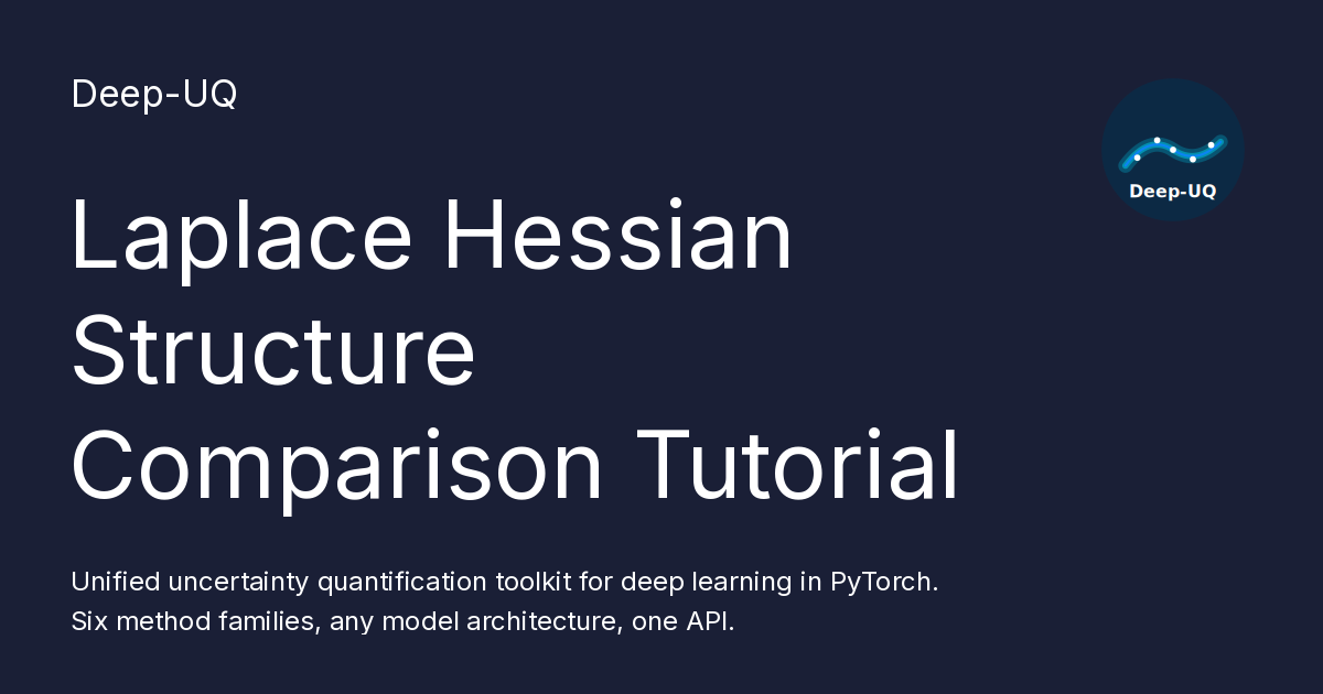 Laplace Hessian Structure Comparison Tutorial - Deep-UQ