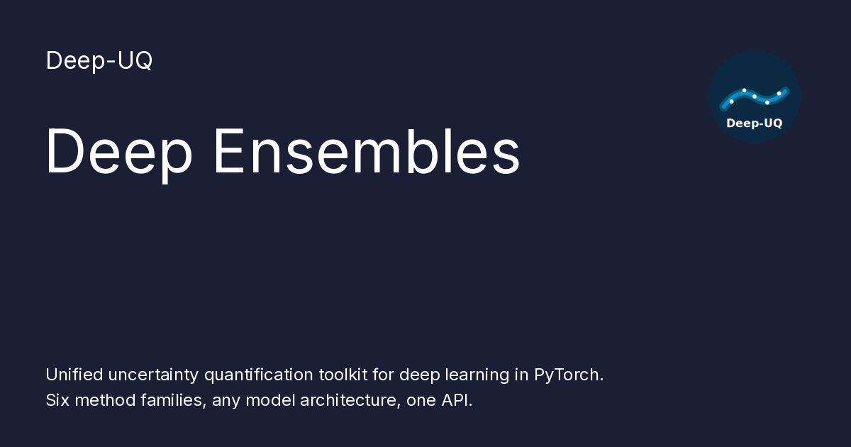 Deep Ensembles - Deep-UQ